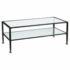 Jamel Rectangular Open Shelf Cocktail Table - Aiden Lane Black 14 Jamel Rectangular Open Shelf Cocktail Table - Aiden Lane Black -Coffee Tables Elegant store unnamed file 355