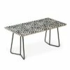 Little Arrow Design Co Arcadia Herringbone Coffee Table - Deny Designs Gold