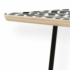 Little Arrow Design Co Arcadia Herringbone Coffee Table - Deny Designs Gold -Coffee Tables Elegant store unnamed file 3573