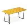 Gale Switzer Daisy Stitch Yellow Coffee Table - Deny Designs Yellow/black -Coffee Tables Elegant store unnamed file 3590