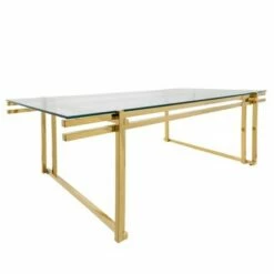 55" Metal Coffee Table - Sagebrook Home Gold