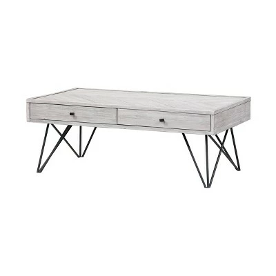 Alvara Court Occasional 2 Drawer Cocktail Table - Treasure Trove Accents White 12 Alvara Court Occasional 2 Drawer Cocktail Table - Treasure Trove Accents White - Image 10