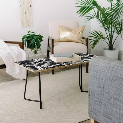 Marta Barragan Camarasa Jungle Coffee Table - Deny Designs Black 3 Marta Barragan Camarasa Jungle Coffee Table - Deny Designs Black