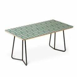 Holli Zollinger Almha Beaded Jade Coffee Table - Deny Designs Green/gold