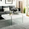 Jacob Glass Coffee Table - Safavieh White 1 Jacob Glass Coffee Table - Safavieh White -Coffee Tables Elegant store unnamed file 372