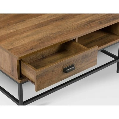 Fort Worth Wood Grain Finish Lift Top Coffee Table Brown - CorLiving 10 Fort Worth Wood Grain Finish Lift Top Coffee Table Brown - CorLiving - Image 8