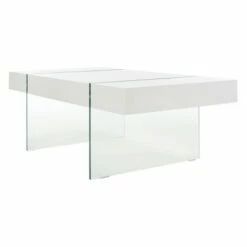 Jacob Glass Coffee Table - Safavieh White -Coffee Tables Elegant store unnamed file 375
