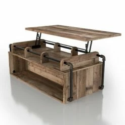 Natale Lift Top Coffee Table - miBasics Vintage Gray Oak -Coffee Tables Elegant store unnamed file 3779