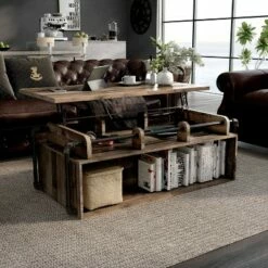 Natale Lift Top Coffee Table - miBasics Vintage Gray Oak -Coffee Tables Elegant store unnamed file 3783