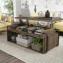 Natale Lift Top Coffee Table - miBasics Vintage Gray Oak -Coffee Tables Elegant store unnamed file 3788