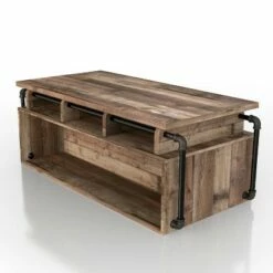 Natale Lift Top Coffee Table - miBasics Vintage Gray Oak -Coffee Tables Elegant store unnamed file 3790