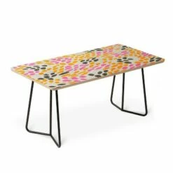 Holli Zollinger Calissi Light Coffee Table - Deny Designs Pink/black