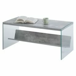 Breighton Home Johar Furniture Soho Coffee Table Faux Birch