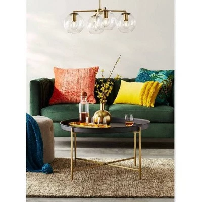 Brass Tray Coffee Table - Threshold™ 3 Brass Tray Coffee Table - Threshold™
