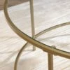 International Luxury Coffee Table Satin Gold/Clear Glass Finish - Sauder -Coffee Tables Elegant store unnamed file 3848