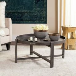 Cursten Coffee Table Dark Gray - Safavieh