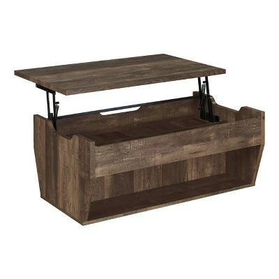 Hadrien Lift Top Coffee Table - miBasics Reclaimed Barnwood 6 Hadrien Lift Top Coffee Table - miBasics Reclaimed Barnwood - Image 4