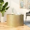 Braeburn Modern Round Coffee Table - Christopher Knight Home Gold 1 Braeburn Modern Round Coffee Table - Christopher Knight Home Gold -Coffee Tables Elegant store unnamed file 3928