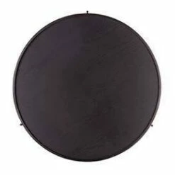 Vermicelli Round Farmhouse Style Cocktail Table Black - Aiden Lane -Coffee Tables Elegant store unnamed file 3940