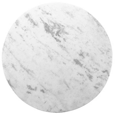 Poly & Bark Fernando Modern Coffee Table White Marble/Antique Brass - Poly & Bark 4 Poly & Bark Fernando Modern Coffee Table White Marble/Antique Brass - Poly & Bark - Image 2