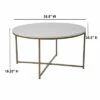 Hampstead Coffee Table White - Riverstone Furniture