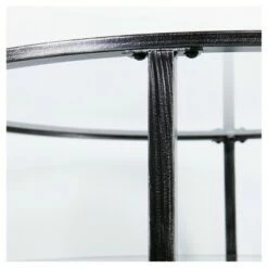 Jamel Round Cocktail Table - Aiden Lane Silver -Coffee Tables Elegant store unnamed file 4067