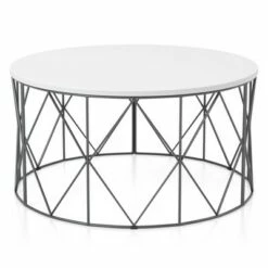 Drixol Round Coffee Table - miBasics White -Coffee Tables Elegant store unnamed file 4084