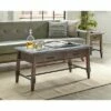 Clint Coffee Table Gray/Espresso - Buylateral -Coffee Tables Elegant store unnamed file 410