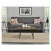 Heywood Retro Round Coffee Table Walnut - Room & Joy -Coffee Tables Elegant store unnamed file 4114