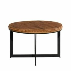 Olivia & May Industrial Wood and Metal Coffee Table Brown - Olivia & May -Coffee Tables Elegant store unnamed file 4161