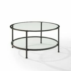 Aimee Coffee Table - Crosley Bronze -Coffee Tables Elegant store unnamed file 4168