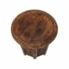 Wooden Hand Carved Folding Accent Coffee Table Dark Chocolate - The Urban Port -Coffee Tables Elegant store unnamed file 4279