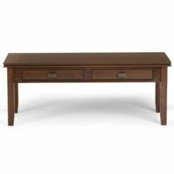 46" Stratford Coffee Table Russet Brown - WyndenHall -Coffee Tables Elegant store unnamed file 430