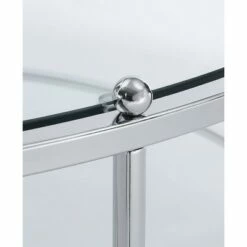 Breighton Home Royal Crest 2 Tier Round Glass Coffee Table - Johar Furniture Glass/chrome -Coffee Tables Elegant store unnamed file 4302