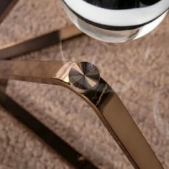 Tainbin Round Cocktail Table Champagne - Aiden Lane -Coffee Tables Elegant store unnamed file 4327