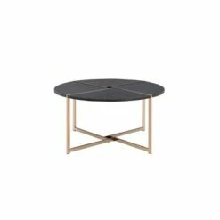 Bromia Coffee Table Black/Champagne - Acme Furniture