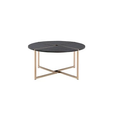 Bromia Coffee Table Black/Champagne - Acme Furniture 3 Bromia Coffee Table Black/Champagne - Acme Furniture