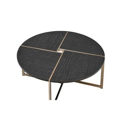 Bromia Coffee Table Black/Champagne - Acme Furniture 4 Bromia Coffee Table Black/Champagne - Acme Furniture - Image 2