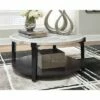 Janilly Coffee Table Dark Brown/White - Signature Design by Ashley -Coffee Tables Elegant store unnamed file 4341