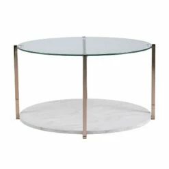 Agnes Cocktail Table Warm Gold - Aiden Lane