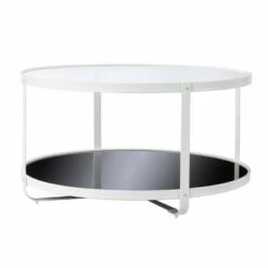 Libing Glass Top Cocktail Table Black/White - Aiden Lane 10 Libing Glass Top Cocktail Table Black/White - Aiden Lane -Coffee Tables Elegant store unnamed file 4358