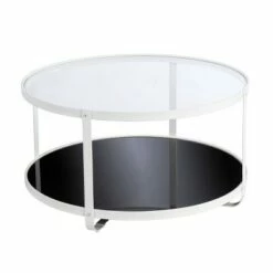 Libing Glass Top Cocktail Table Black/White - Aiden Lane 13 Libing Glass Top Cocktail Table Black/White - Aiden Lane -Coffee Tables Elegant store unnamed file 4361