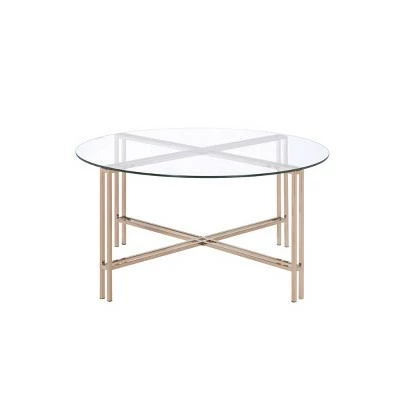Veises Coffee Table Champagne - Acme Furniture 3 Veises Coffee Table Champagne - Acme Furniture