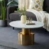 Olivia & May Marble Coffee Table Gold - Olivia & May 2 Olivia & May Marble Coffee Table Gold - Olivia & May -Coffee Tables Elegant store unnamed file 4376