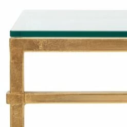Abelard Glass Cocktail Table Gold - Safavieh -Coffee Tables Elegant store unnamed file 438