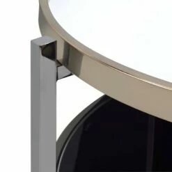 Monaco Round Coffee Table Gold - Picket House Furnishings -Coffee Tables Elegant store unnamed file 4395