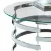Steve Silver Co. Tayside Cocktail Table Glass and Chrome - Steve Silver -Coffee Tables Elegant store unnamed file 4429