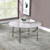 Mercedes Round Coffee Table White - miBasics -Coffee Tables Elegant store unnamed file 4450