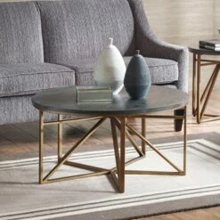 Madison Park Mankato Coffee Table - Bronze
