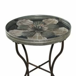 Olivia & May Farmhouse Metal Coffee Table Silver - Olivia & May -Coffee Tables Elegant store unnamed file 4504